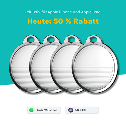 Premium SmartTag. Die Alternative zum AirTag (4-er Pack).