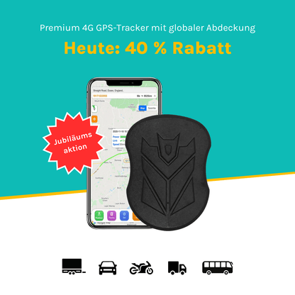 Premium 4G GPS-Tracker ohne Abonnement 