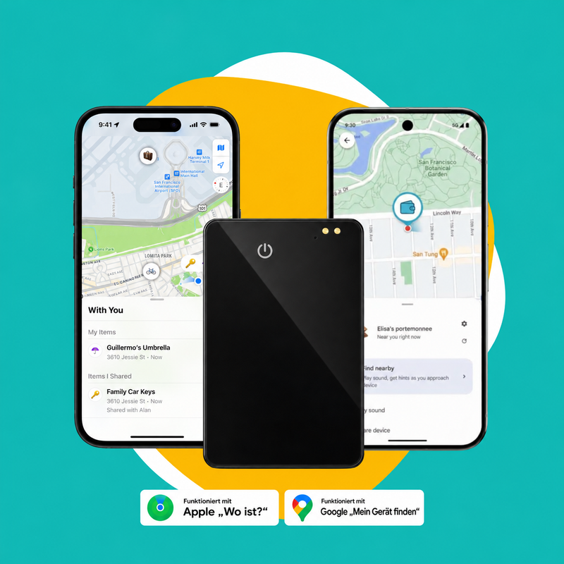 Apple oder Google? Dieser Tracker passt zu deinem Smartphone.